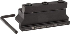 Kennametal - Tool Block Style A2TZN, 26mm Blade Height, 86mm OAL, 1.65"& OAH, Indexable Cutoff Blade Tool Block - 3/4" Shank Height, 3/4" Shank Width, Reversible, Series A2 Cut-Off - Americas Industrial Supply