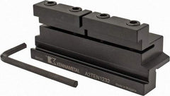 Kennametal - Tool Block Style A2TEN, 32mm Blade Height, 110mm OAL, 48mm OAH, Indexable Cutoff Blade Tool Block - 3/4" Shank Height, 3/4" Shank Width, Reversible, Series A2 Cut-Off - Americas Industrial Supply