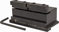 Kennametal - Tool Block Style A2TEN, 32mm Blade Height, 110mm OAL, 57.1mm OAH, Indexable Cutoff Blade Tool Block - 1-1/2" Shank Height, 1-1/2" Shank Width, Reversible, Series A2 Cut-Off - Americas Industrial Supply