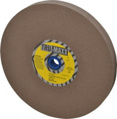 Tru-Maxx - 120 Grit Aluminum Oxide Bench & Pedestal Grinding Wheel - 8" Diam x 1" Hole x 3/4" Thick, 3600 Max RPM, O Hardness, Fine Grade , Vitrified Bond - Americas Industrial Supply