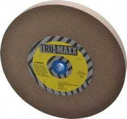 Tru-Maxx - 120 Grit Aluminum Oxide Bench & Pedestal Grinding Wheel - 10" Diam x 1-1/4" Hole x 1" Thick, 3250 Max RPM, P Hardness, Fine Grade , Vitrified Bond - Americas Industrial Supply