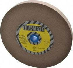 Tru-Maxx - 120 Grit Aluminum Oxide Bench & Pedestal Grinding Wheel - 10" Diam x 1-1/4" Hole x 1" Thick, 3250 Max RPM, P Hardness, Fine Grade , Vitrified Bond - Americas Industrial Supply