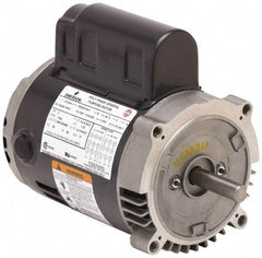 US Motors - 1/3 hp, ODP Enclosure, Manual Thermal Protection, 1,625 RPM, 115 Volt, 60/50 Hz, Single Phase Permanent Split Capacitor (PSC) Motor - Size 56 Frame, Cradle Mount, 1 Speed, Ball Bearings, 3.9/4.2 Full Load Amps, B Class Insulation, Reversible - Americas Industrial Supply