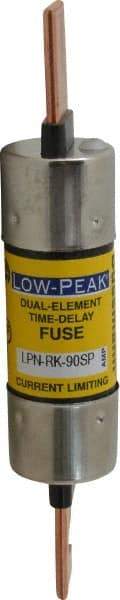 Cooper Bussmann - 250 VAC/VDC, 90 Amp, Time Delay General Purpose Fuse - Bolt-on Mount, 5-7/8" OAL, 100 at DC, 300 at AC (RMS) kA Rating, 1-1/16" Diam - Americas Industrial Supply