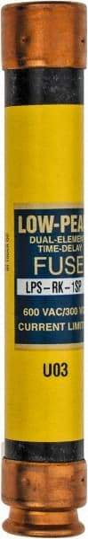 Cooper Bussmann - 300 VDC, 600 VAC, 1 Amp, Time Delay General Purpose Fuse - Fuse Holder Mount, 127mm OAL, 100 at DC, 300 at AC (RMS) kA Rating, 13/16" Diam - Americas Industrial Supply