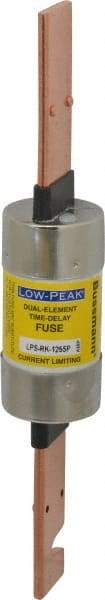 Cooper Bussmann - 300 VDC, 600 VAC, 125 Amp, Time Delay General Purpose Fuse - Bolt-on Mount, 9-5/8" OAL, 100 at DC, 300 at AC (RMS) kA Rating, 1.61" Diam - Americas Industrial Supply