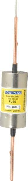 Cooper Bussmann - 300 VDC, 600 VAC, 150 Amp, Time Delay General Purpose Fuse - Bolt-on Mount, 9-5/8" OAL, 100 at DC, 300 at AC (RMS) kA Rating, 1.61" Diam - Americas Industrial Supply