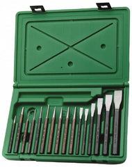 SK - 16 Piece Punch & Chisel Set - Americas Industrial Supply