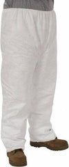 Dupont - Size 2XL, Tyvek General Purpose Work Pants - 26-1/2 Inch Waist, 29-1/2 Inch Inseam, White - Americas Industrial Supply
