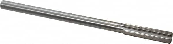 Interstate - 0.513" High Speed Steel Chucking Reamer - Straight Flute, 0.4355" Straight Shank, 2" Flute Length, 8" OAL - Americas Industrial Supply