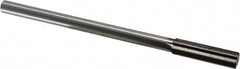 Interstate - 0.535" High Speed Steel Chucking Reamer - Straight Flute, 0.4355" Straight Shank, 2" Flute Length, 8" OAL - Americas Industrial Supply