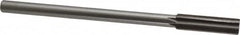 Interstate - 9/16" High Speed Steel Chucking Reamer - Straight Flute, 0.4355" Straight Shank, 2" Flute Length, 8" OAL - Americas Industrial Supply