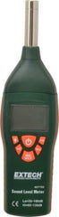 Extech - A and C Frequency Weight, LCD Display Sound Meter - 65 to 130 Decibels - Americas Industrial Supply