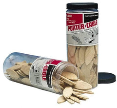 Porter-Cable - Size 20 Biscuits - 150 Pieces, Tube - Americas Industrial Supply