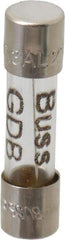 Cooper Bussmann - 250 VAC, 32 VDC, 6.3 Amp, Fast-Acting Miniature Glass Fuse - 20mm OAL, 5mm Diam - Americas Industrial Supply