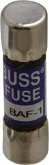 Cooper Bussmann - 250 VAC, 1 Amp, Fast-Acting General Purpose Fuse - Fuse Holder Mount, 1-1/2" OAL, 10 at 125 V kA Rating, 13/32" Diam - Americas Industrial Supply