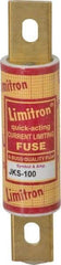 Cooper Bussmann - 600 VAC, 100 Amp, Fast-Acting General Purpose Fuse - Bolt-on Mount, 4-5/8" OAL, 200 (RMS) kA Rating, 1-1/8" Diam - Americas Industrial Supply