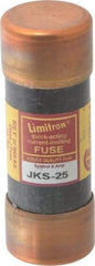 Cooper Bussmann - 600 VAC, 25 Amp, Fast-Acting General Purpose Fuse - Fuse Holder Mount, 2-1/4" OAL, 200 (RMS) kA Rating, 13/16" Diam - Americas Industrial Supply