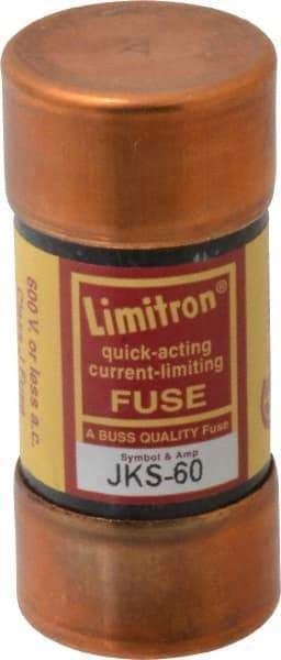 Cooper Bussmann - 600 VAC, 60 Amp, Fast-Acting General Purpose Fuse - Fuse Holder Mount, 2-3/8" OAL, 200 (RMS) kA Rating, 1-1/16" Diam - Americas Industrial Supply