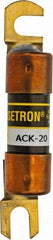 Cooper Bussmann - 20 Amp Time Delay Fast-Acting Forklift & Truck Fuse - 125VAC, 125VDC, 3.07" Long x 0.5" Wide, Littelfuse CCK020, Bussman ACK-20, Ferraz Shawmut ACK120 - Americas Industrial Supply