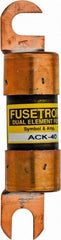 Cooper Bussmann - 40 Amp Time Delay Fast-Acting Forklift & Truck Fuse - 125VAC, 125VDC, 3.74" Long x 0.75" Wide, Littelfuse CCK040, Bussman ACK-40, Ferraz Shawmut ACK40 - Americas Industrial Supply