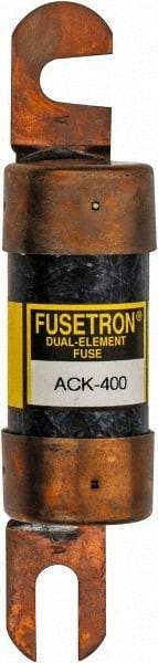 Cooper Bussmann - 400 Amp Time Delay Fast-Acting Forklift & Truck Fuse - 80VAC, 80VDC, 4.71" Long x 1" Wide, Bussman ACK-400, Ferraz Shawmut ACK400 - Americas Industrial Supply