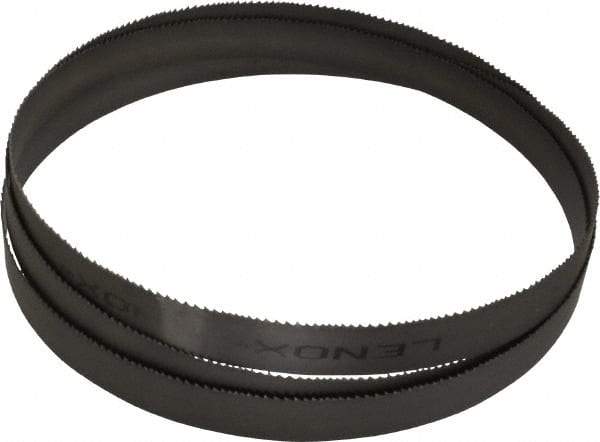 Lenox - 6 to 10 TPI, 8' 10" Long x 1" Wide x 0.035" Thick, Welded Band Saw Blade - Bi-Metal, Toothed Edge, Modified Raker Tooth Set, Flexible Back, Contour Cutting - Americas Industrial Supply