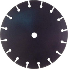 Disston - 12" Diam, 3/4 & 1" Arbor Hole Diam, Wet & Dry Cut Saw Blade - Tungsten Carbide-Tipped, Standard Round Arbor - Americas Industrial Supply