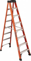 Louisville - 5 Steps, 10' High, Type IAA Rating, Fiberglass Step Ladder - Americas Industrial Supply