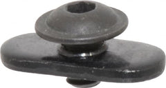 80/20 Inc. - 0.325" High, Open Shelving Flanged Button Head Socket Cap Screw - Zinc, Use with Series 10 & 15 - Reference P - Americas Industrial Supply