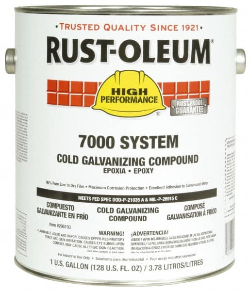 Rust-Oleum - 1 Gal Zinc Cold Galvanizing Compound - Comes in Pail - Americas Industrial Supply