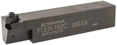 Tool-Flo - External Thread, Right Hand Cut, 1" Shank Width x 1" Shank Height Indexable Threading Toolholder - 5" OAL, FL 2L Insert Compatibility, FLE Toolholder, Series FLER - Americas Industrial Supply