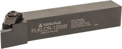 Tool-Flo - FLP..., FLKL External Right Hand Indexable Profiling Toolholder - 3/4" Shank Height x 3/4" Shank Width, 4-1/2" Long - Americas Industrial Supply