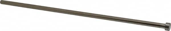 Gibraltar - 5/16" Pin Diam, 1/2" Head Diam x 1/4" Head Height, 12" OAL, Straight Ejector Pin - Steel, 11-3/4" Pin Length - Americas Industrial Supply