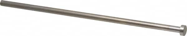 Gibraltar - 3/8" Pin Diam, 5/8" Head Diam x 1/4" Head Height, 12" OAL, Straight Ejector Pin - Steel, 11-3/4" Pin Length - Americas Industrial Supply