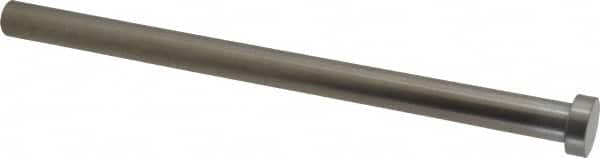 Gibraltar - 1/2" Pin Diam, 3/4" Head Diam x 1/4" Head Height, 8" OAL, Straight Ejector Pin - Steel, 7-3/4" Pin Length - Americas Industrial Supply