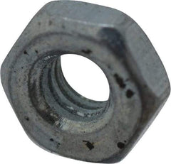 Value Collection - M2.5x0.45 Steel Right Hand Hex Nut - 4mm Across Flats, 1.6mm High, Zinc-Plated Finish - Americas Industrial Supply