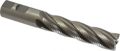 OSG - 7/8" Diam, Fine Pitch, 3-1/2" LOC, 5 Flute Cobalt Roughing Square End Mill - Uncoated, 5-3/4" OAL, 7/8" Shank Diam, Single End, 30° Helix - Americas Industrial Supply