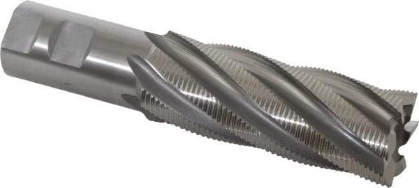 OSG - 1-1/2" Diam, Fine Pitch, 4" LOC, 6 Flute Cobalt Roughing Square End Mill - Uncoated, 6-1/2" OAL, 1-1/4" Shank Diam, Single End, 30° Helix - Americas Industrial Supply