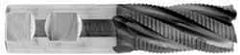 OSG - 1-1/4" Diam, Fine Pitch, 2" LOC, 6 Flute Cobalt Roughing Square End Mill - TiAlN Finish, 4-1/2" OAL, 1-1/4" Shank Diam, Single End, 30° Helix - Americas Industrial Supply