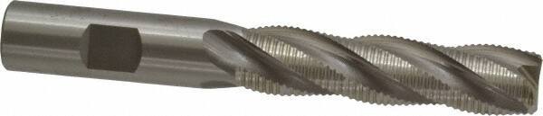 OSG - 5/8" Diam, Fine Pitch, 2-1/2" LOC, 4 Flute Cobalt Roughing Square End Mill - Uncoated, 4-5/8" OAL, 5/8" Shank Diam, Single End, Centercutting, 30° Helix - Americas Industrial Supply