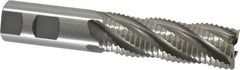 OSG - 1" Diam, Coarse Pitch, 3" LOC, 5 Flute Cobalt Roughing Square End Mill - Uncoated, 5-1/2" OAL, 1" Shank Diam, Single End, 30° Helix - Americas Industrial Supply