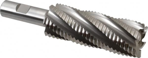 OSG - 1-1/2" Diam, Coarse Pitch, 4" LOC, 6 Flute Cobalt Roughing Square End Mill - Uncoated, 6-1/4" OAL, 3/4" Shank Diam, Single End, 30° Helix - Americas Industrial Supply