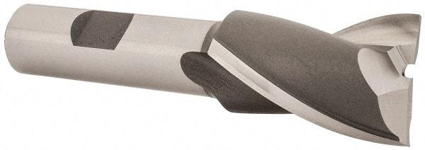 OSG - 1", 1-1/2" LOC, 5/8" Shank Diam, 3-5/8" OAL, 2 Flute, Cobalt Square End Mill - Single End, Uncoated, Spiral Flute, 30° Helix, Centercutting, Right Hand Cut, Right Hand Flute, Series 520 - Americas Industrial Supply