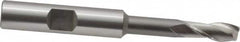 OSG - 1/4", 5/8" LOC, 3/8" Shank Diam, 3-1/16" OAL, 2 Flute, Cobalt Square End Mill - Single End, Uncoated, Spiral Flute, 30° Helix, Centercutting, Right Hand Cut, Right Hand Flute, Series 527 - Americas Industrial Supply