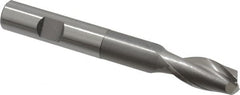OSG - 1/2", 1" LOC, 1/2" Shank Diam, 4" OAL, 2 Flute, Cobalt Square End Mill - Single End, Uncoated, Spiral Flute, 30° Helix, Centercutting, Right Hand Cut, Right Hand Flute, Series 527 - Americas Industrial Supply