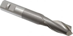OSG - 7/8", 2" LOC, 7/8" Shank Diam, 6" OAL, 2 Flute, Cobalt Square End Mill - Single End, Uncoated, Spiral Flute, 30° Helix, Centercutting, Right Hand Cut, Right Hand Flute, Series 527 - Americas Industrial Supply