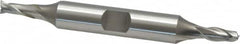 OSG - 3/16", 7/16" LOC, 3/8" Shank Diam, 3-1/8" OAL, 2 Flute, Cobalt Square End Mill - Double End, Uncoated, Spiral Flute, 30° Helix, Centercutting, Right Hand Cut, Right Hand Flute, Series 522 - Americas Industrial Supply