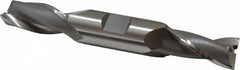 OSG - 21/32", 1-5/16" LOC, 3/4" Shank Diam, 5" OAL, 2 Flute, Cobalt Square End Mill - Double End, Uncoated, Spiral Flute, 30° Helix, Centercutting, Right Hand Cut, Right Hand Flute, Series 522 - Americas Industrial Supply