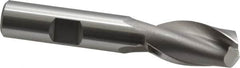 OSG - 15mm, 1-1/8" LOC, 1/2" Shank Diam, 3-1/8" OAL, 2 Flute, Cobalt Square End Mill - Single End, Uncoated, Spiral Flute, 30° Helix, Centercutting, Right Hand Cut, Right Hand Flute, Series 580 - Americas Industrial Supply